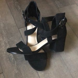 Black Block Heels